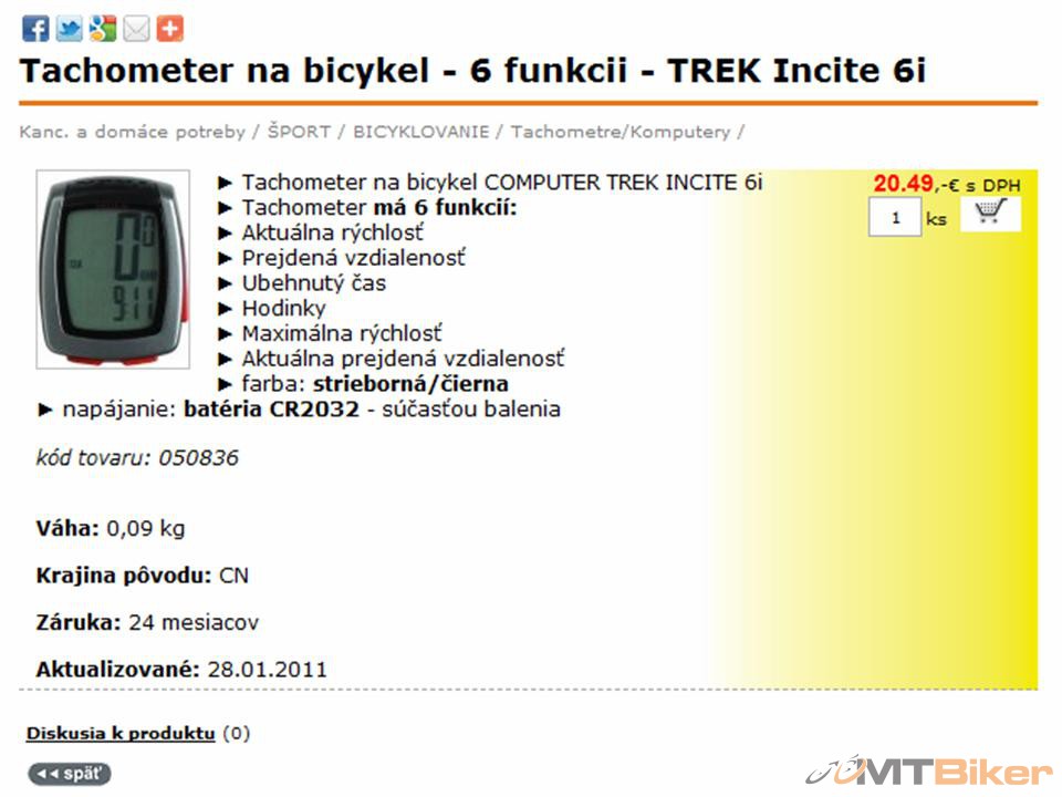 Trek incite clearance 6i